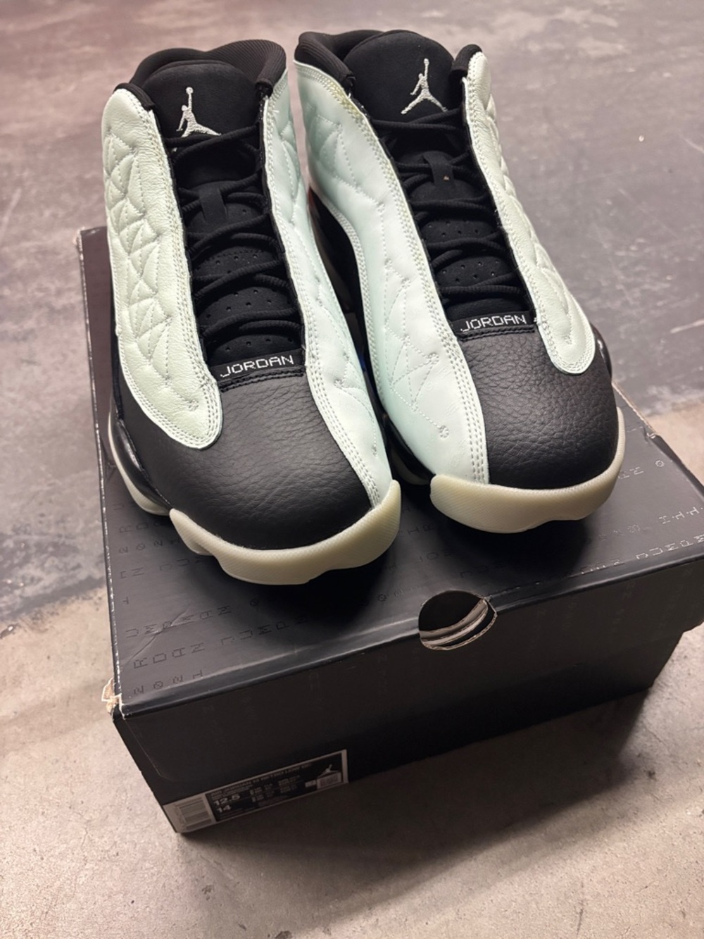 Nike Air Jordan Retro 13 Mint Green & Black